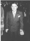 Photo of Lawson Bomford at his sister Anita's wedding, 1957