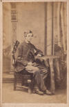 Laurence Bomford, taken by Una Satchell from her Mother's family album. Laurence was 3rd son of Samuel Bomford & Frances J Winter. A Hayward Esq (photographer)