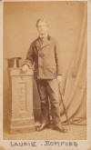 Laurence George Bomford. Photographer J Bowen, 2 Priory Place, Kilburn #1881