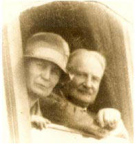 George & Maude leaving Kells railway station for holiday in Europe